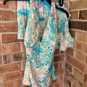 2 piece Lilly Pulitzer Swimsuit Size 12 Womens